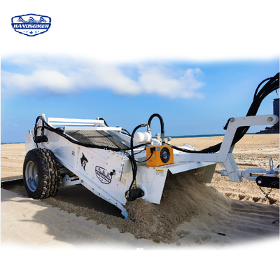 1200kg Yakışıklı Plaj Temizleme Makinesi 20000-30000m'/h taş toplama işlemleri için