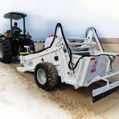 80HP traktör takımı için plaj temizleyicisinin arkasından yürüyün 2000rmin Hız 20000-30000m'/h