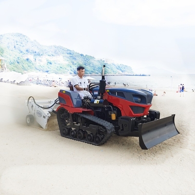 Hidrolik olarak kontrol edilen titreşimli ekran 1200 Handsomer Sand Beach Temizleme Makinesi